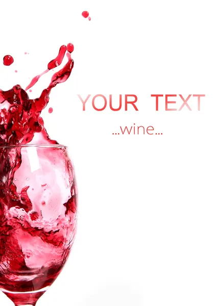 Kırmızı şarap dökme — Stok fotoğraf