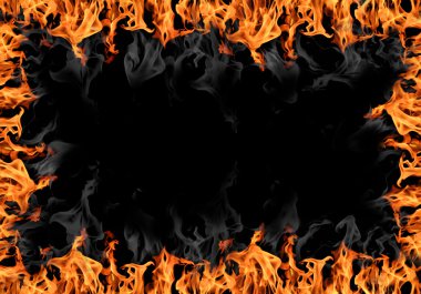 Flame background clipart