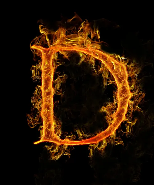 Yangın mektup — Stok fotoğraf