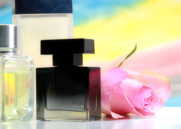 Perfume in a glass bottle — Stock Photo, Image
