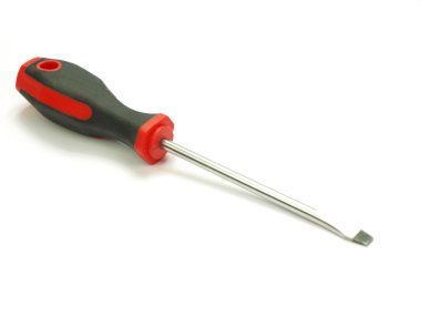 Screwdriver on white background clipart