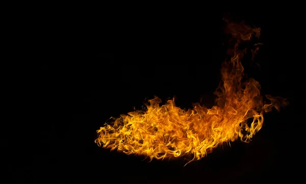 Пламя огня — стоковое фото
