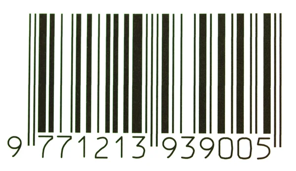Etiqueta de código de barras —  Fotos de Stock