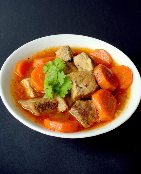 stock image Goulash closeup