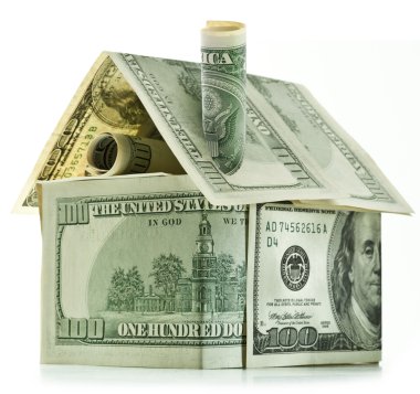 Dollar house clipart