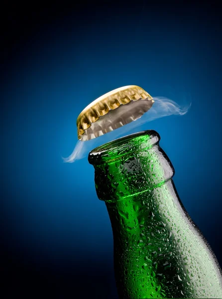 ビール キャップの開口部 — ストック写真