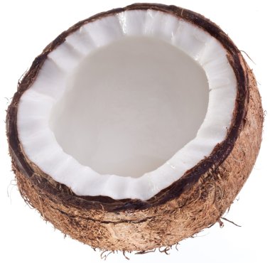 High-quality photos of coconuts on a white background. clipart