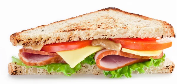 Sandwich with bacon — Stock Photo, Image