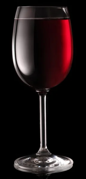 Bicchiere di vino rosso. — Foto Stock