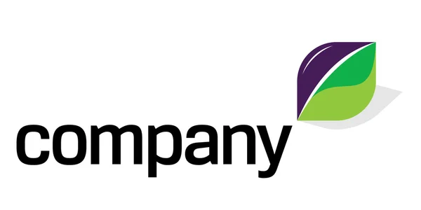 Logo con Green Energy Sport — Vector de stock