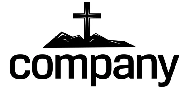 Logo de la silhouette croix Illustrations De Stock Libres De Droits