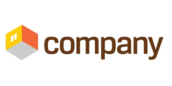 Ev mobilya şirket logosu — Stok Vektör