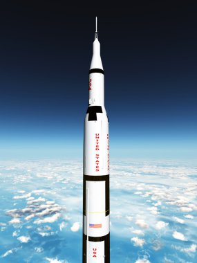 Saturn Rocket clipart