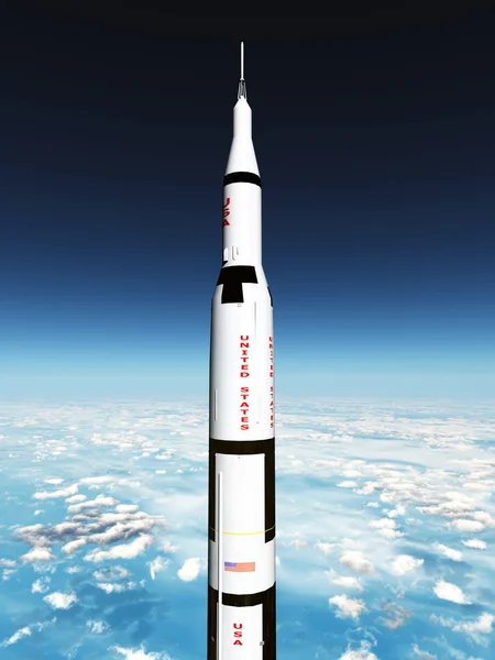 Cohete Saturno —  Fotos de Stock