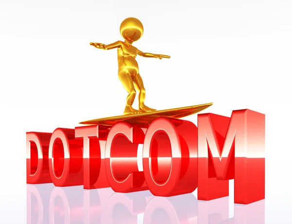 DOTCOM Top Level Domain — Stock Photo, Image