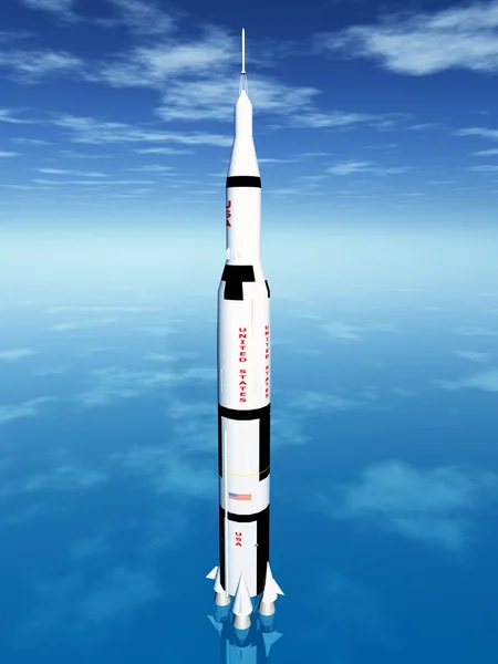 Raketa Saturn — Stock fotografie