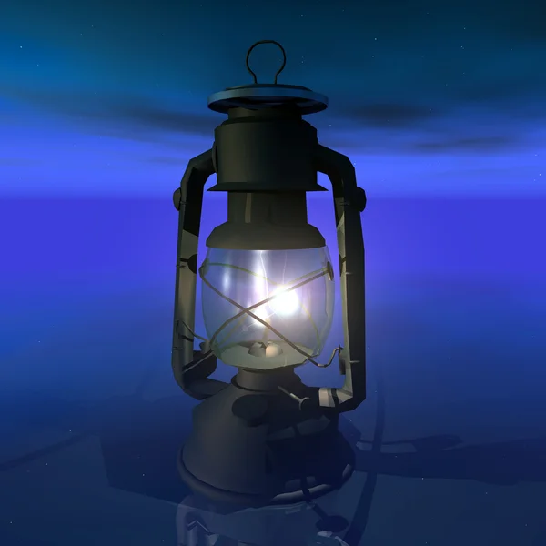 Gruvdrift lampa — Stockfoto