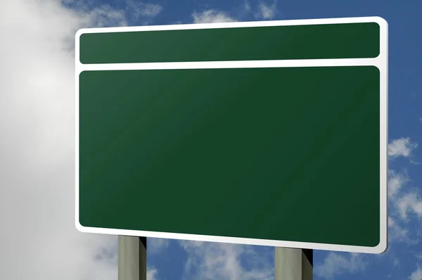 Blank Road Sign — Stock Photo, Image