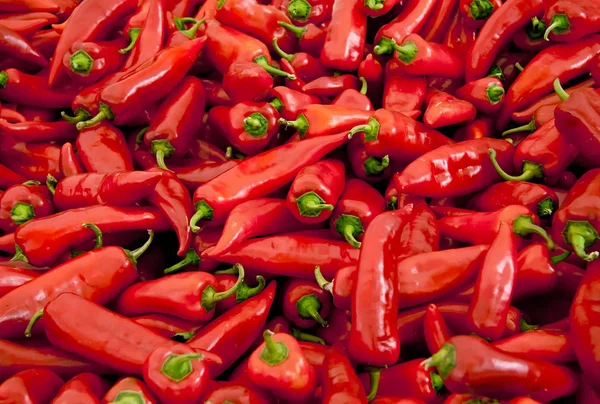 stock image Heap Of Ripe Big Red Peppers