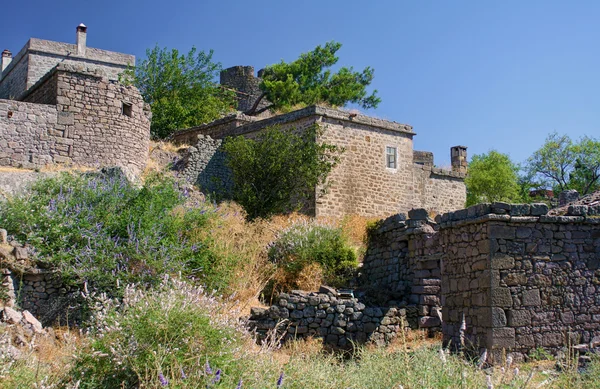Behramkale の歴史的な家/アソスですか?トルコ — ストック写真
