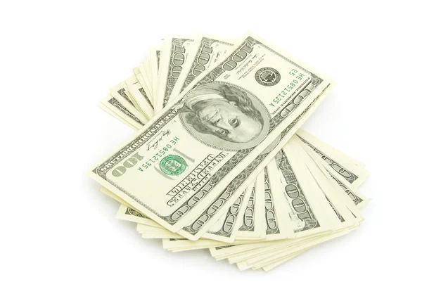 Money on white — Stock Photo, Image
