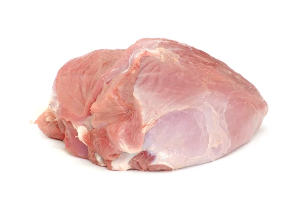 М'ясо на білому — стокове фото