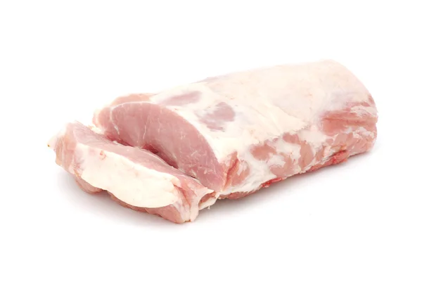 Carne sobre blanco — Foto de Stock
