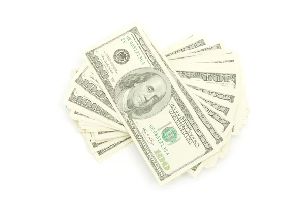 Dinheiro em branco — Fotografia de Stock