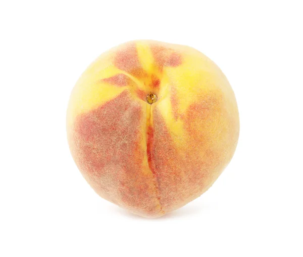 Персик на белом — стоковое фото