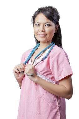 Asian nurse clipart