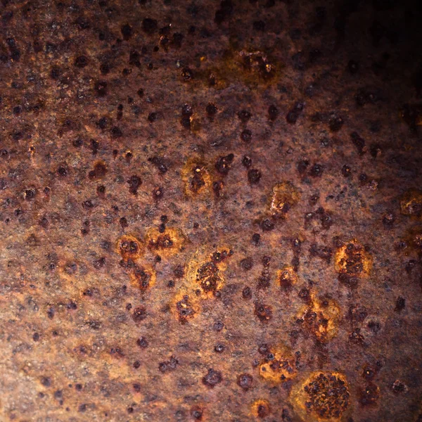 Corrosion process on surface of old iron — Stock Photo, Image