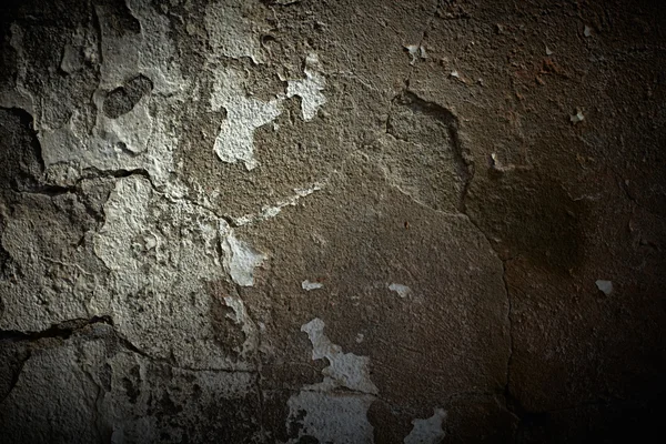 Grunge cement fal drámai fény — Stock Fotó