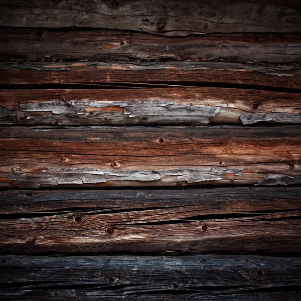 Old logs background — Stock Photo, Image
