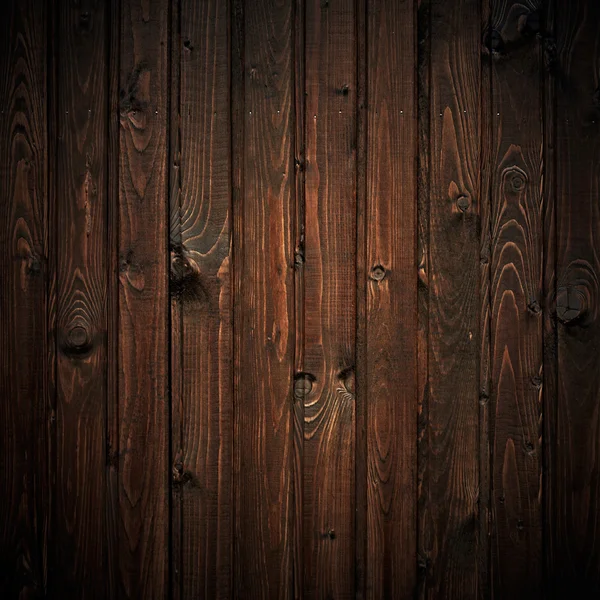 Brown wooden background, square composition. — Stock Photo, Image