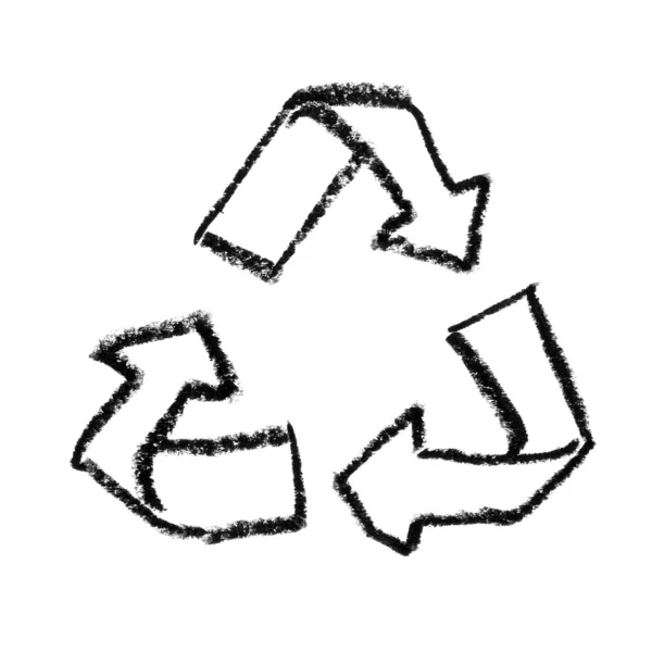 Símbolo de reutilização — Fotografia de Stock