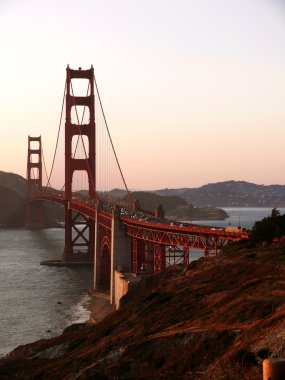 Dämmerung beim Golden Gate clipart
