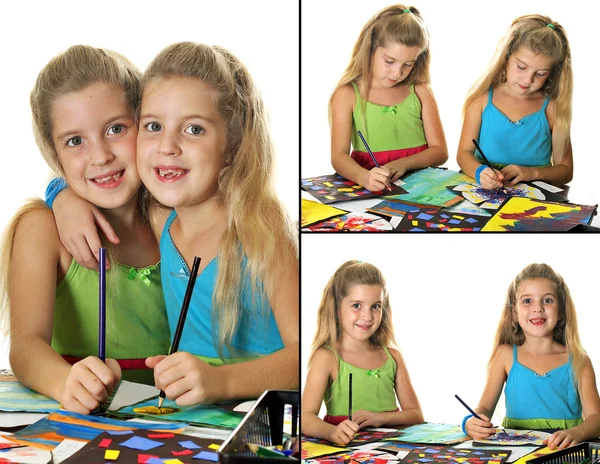 Stock image Image of an arts & crafts kids collage