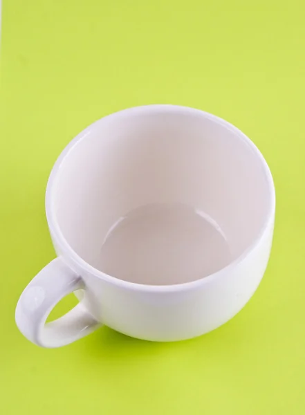 ถ้วยเปล่าสีขาว — ภาพถ่ายสต็อก