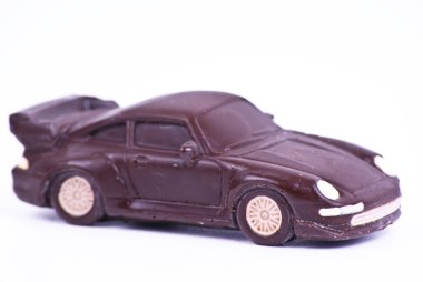 The chocolate car isolated clipart