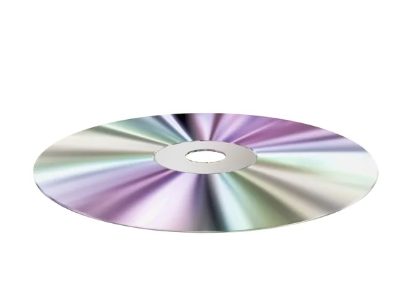CD isolado sobre fundo branco — Fotografia de Stock