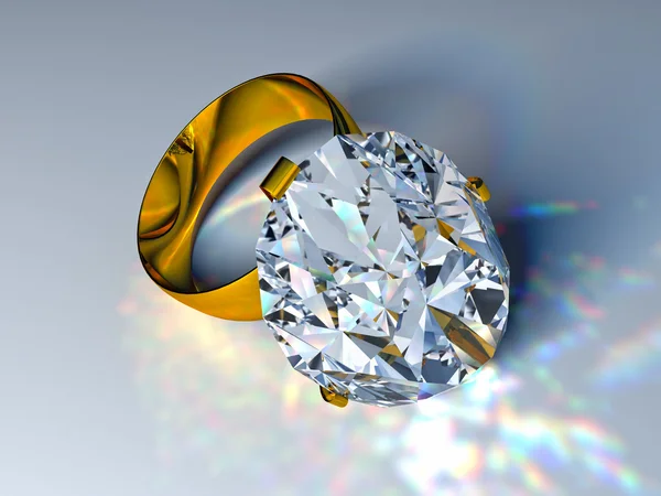 Anillo de diamante — Foto de Stock