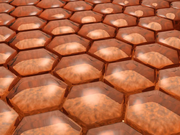Textura de células de miel —  Fotos de Stock