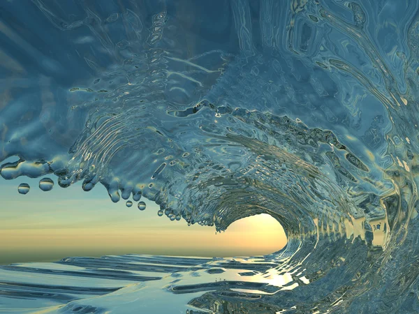 Море? хвиля — стокове фото