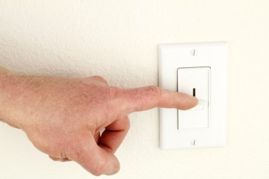 Turn Off Light Switch clipart