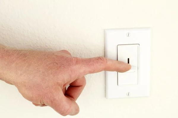 Apagar interruptor de luz — Foto de Stock