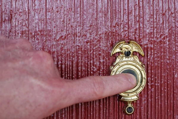 Ringing Doorbell — Stock Photo, Image
