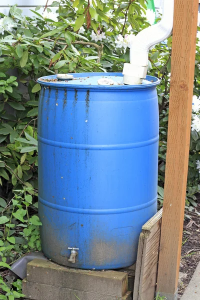 Old Blue Cistern — Stock Photo, Image