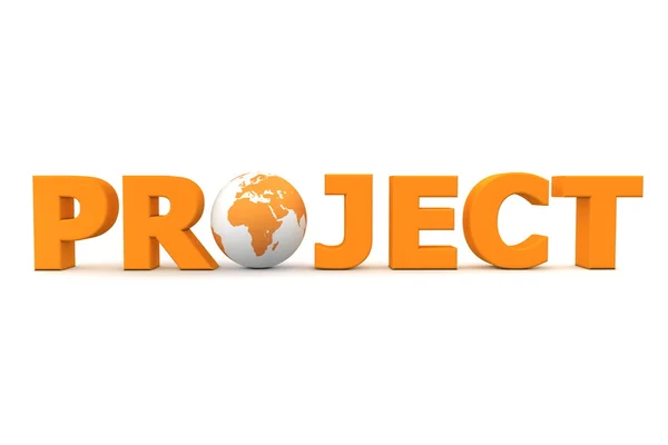 Projekt világ narancs — Stock Fotó