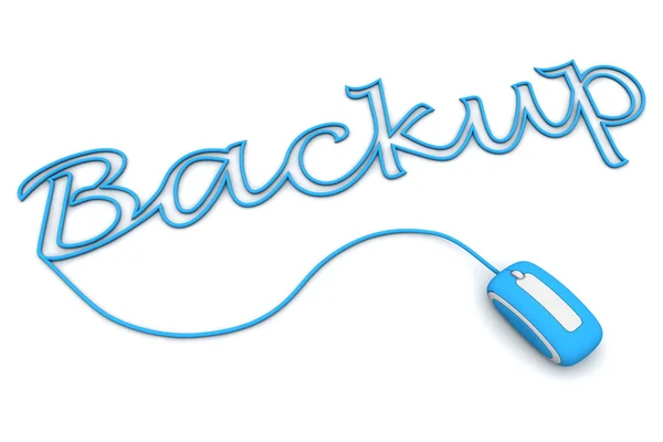 Browse the Blue Backup Cable — Stock Photo, Image
