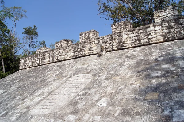 Wall in Coba — Stock Photo, Image